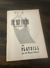 1955 Playbill Royale Theatre Julie Andrews, John Hewer in The Boy Friend