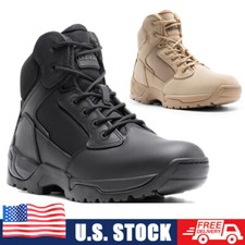 Men's Military Tactical Boots Motorcycle Combat Work Shoes US Size 8-13