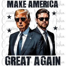 Sublimation Transfer Proud Trump Vance Make America Ready To Press Heat Transfer