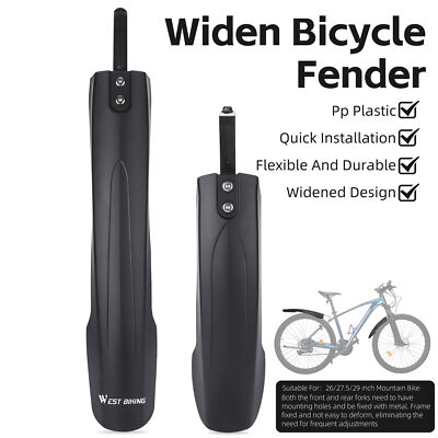 MTB Mudguard Mud Guard Set Mountain Bike Bicycle Front Rear Fender