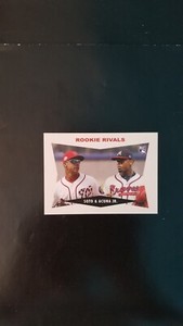 2018 Topps Throwback Thursday Ronald Acuna Jr Juan Soto #173