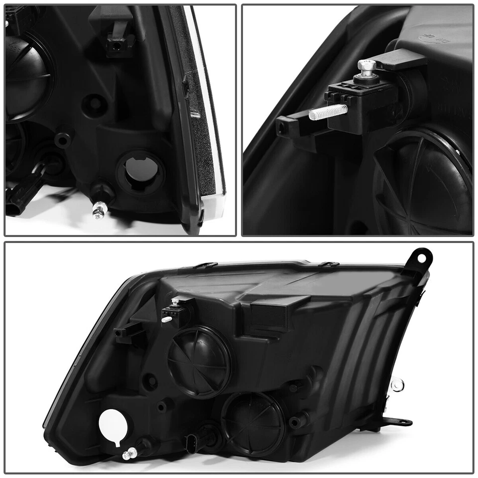 PARA CAMIONETA DODGE RAM 1500 2009-2018 MONTAJE DE LÁMPARA DE FAROS ESTILO FÁBRICA IZQUIERDA Foto 4 de 4