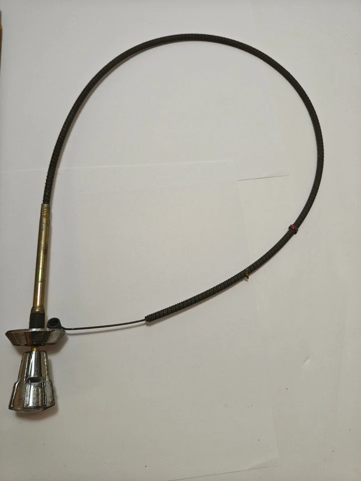 Dodge Dart 1964 cable de control de temperatura de calefacción con perilla cromada 2497431 nuevo en stock Foto 4 de 4