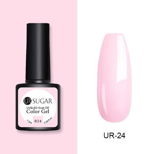 UR SUGAR 172 Colors UV Gel Polish Glitter Purple Top Base Gel Gel Varnish 7.5ml - Picture 28 of 119