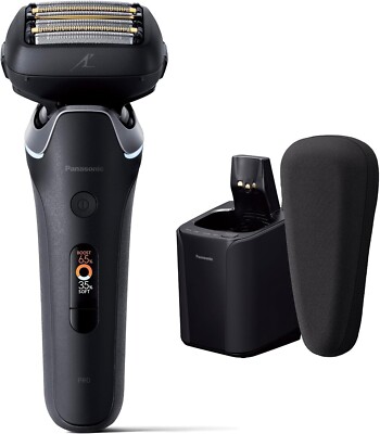 脱毛・除毛 Panasonic LAMDASH PRO 6 ES-L690U-K Panasonic ES-L690U-K Lamdash PRO 6-blade shaver w/ automatic
