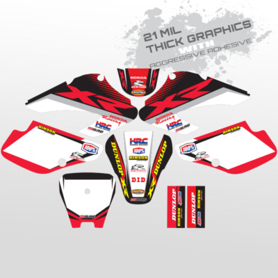 2000 2001 2002 2003 XR 50 HONDA TEAM FACTORY GRAPHICS KIT DECALS STICKERS