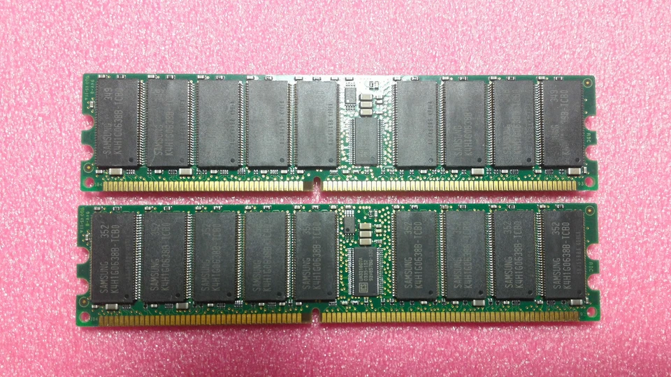 Server 4GB Kit (2x2G) Samsung 2GB PC2100R CL2.5 ECC DDR 266MHz M312L5628BT0-CB0 - Image 2 of 2