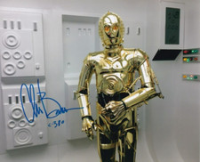 CHRIS BARTLETT signed Autogramm 20x25cm STAR WARS in Person autograph COA