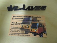 Schriftzug deluxe schwarz Kunststoff für IFA Trabant 601 Original
