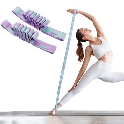 Yoga Widerstands Bänder Stretching Pilates Stretch Strap Fitness Strap Übung Neu