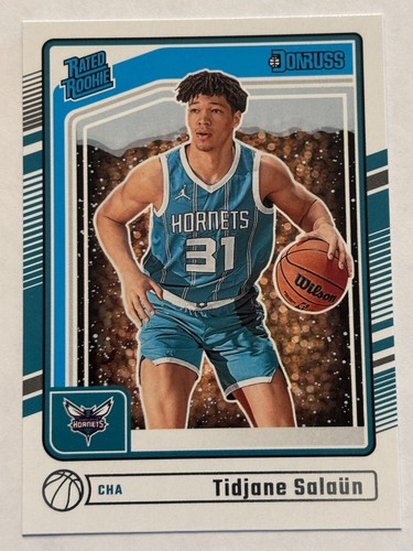 2024-25 Panini Donruss Winter #229 Tidjane Salaun Charlotte Hornets RC