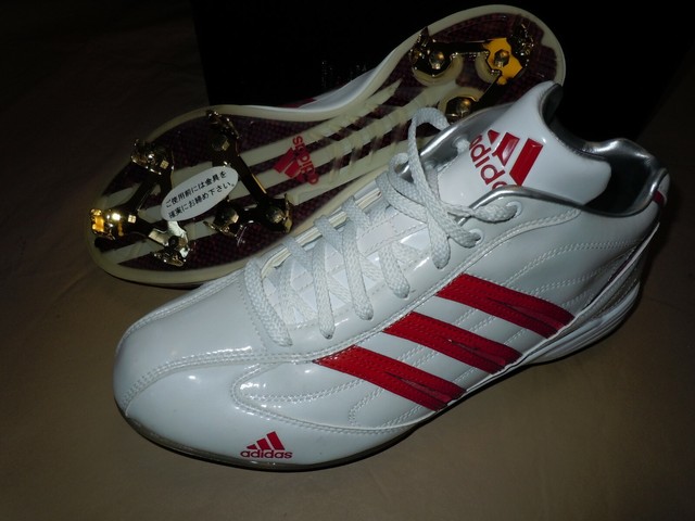 adidas (Gold) Metal Baseball Cleats (Size 8.5) White G09149 Japan | eBay