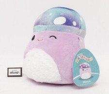 SQUISHMALLOWS MINYA THE MUSHROOM FLUFFY BELLY  7.5 INCH 19CM SUPERCUTE SOFT BNWT