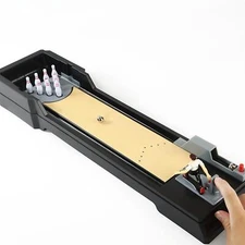 Tabletop Bowling Stress Relief Arcade Desktop Game for Home Family Game