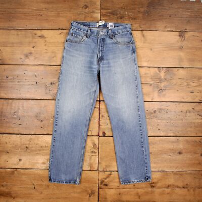 Vintage Levis 505 Jeans 28 x 29 Stonewash Straight Blau Damen Red Tab Denim