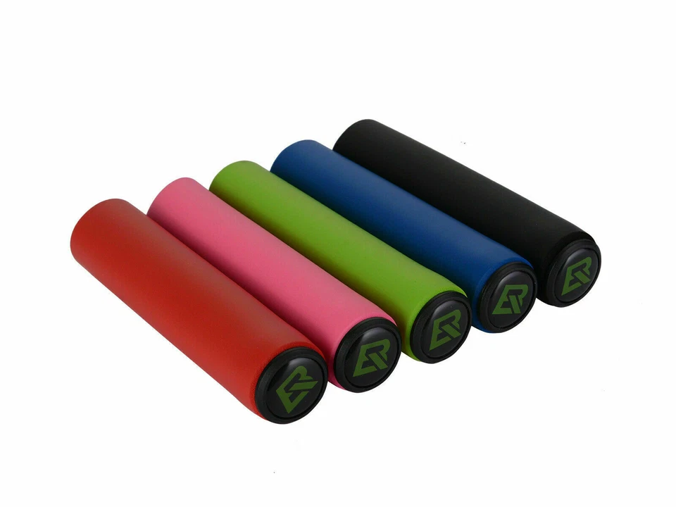 ROCKBROS Empuñaduras de manillar de bicicleta Ciclismo MTB BXM Bicicleta Esponja de silicona Empuñaduras suaves Foto 2 de 4