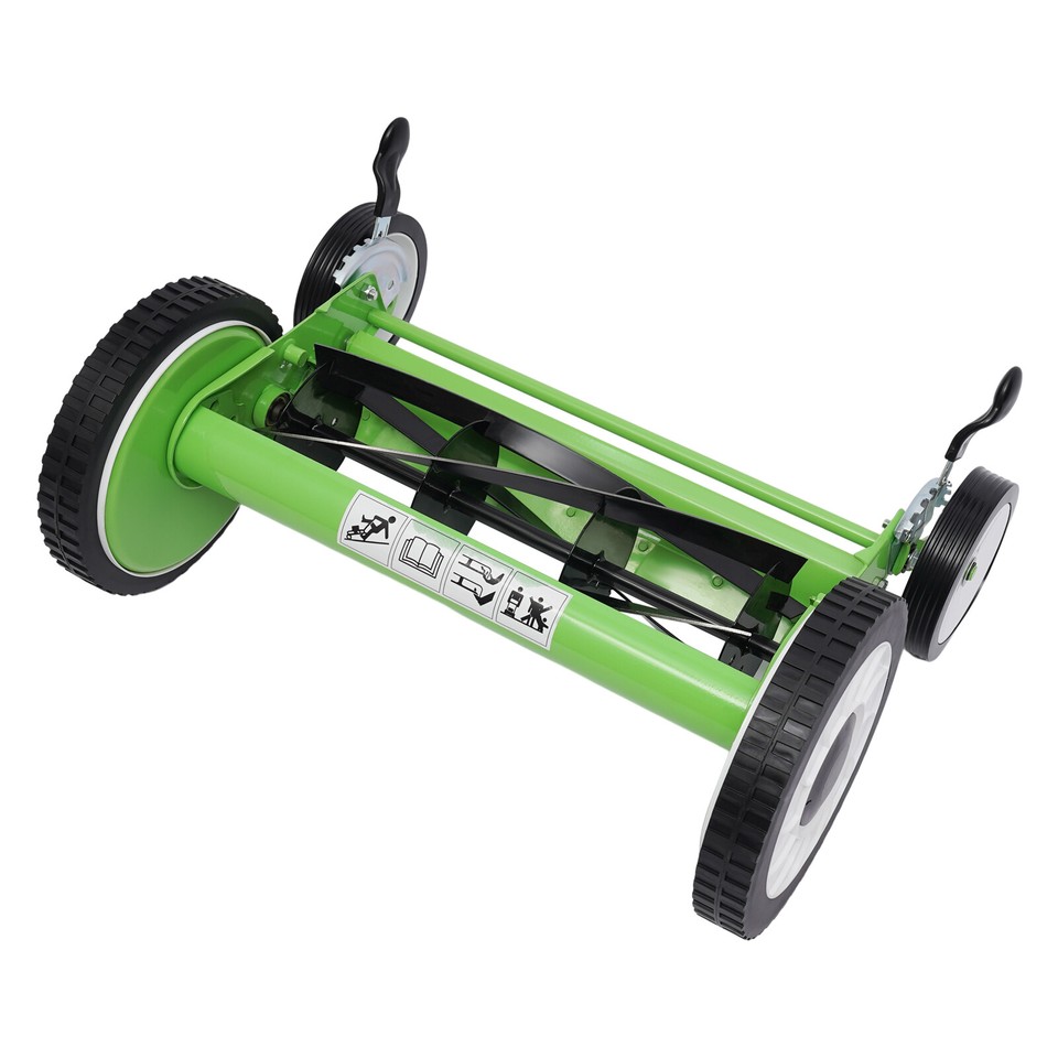 new-manual-hand-push-grass-cutter-lawn-mower-lawnmower-16in-cutting