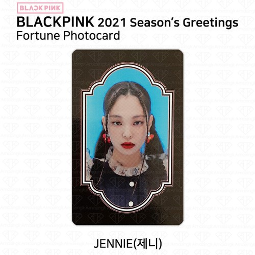 BLACK PINK 2021 Season's Greetings Fortune Photocard Lisa Jennie Jisoo Rose - Picture 8 of 36