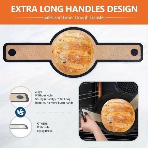 sourdough silicones breads Sling, Oval and Round Silicone Bread Sling for Dutch - Picture 4 of 7