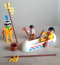 Indianer Kanu Playmobil VINTAGE