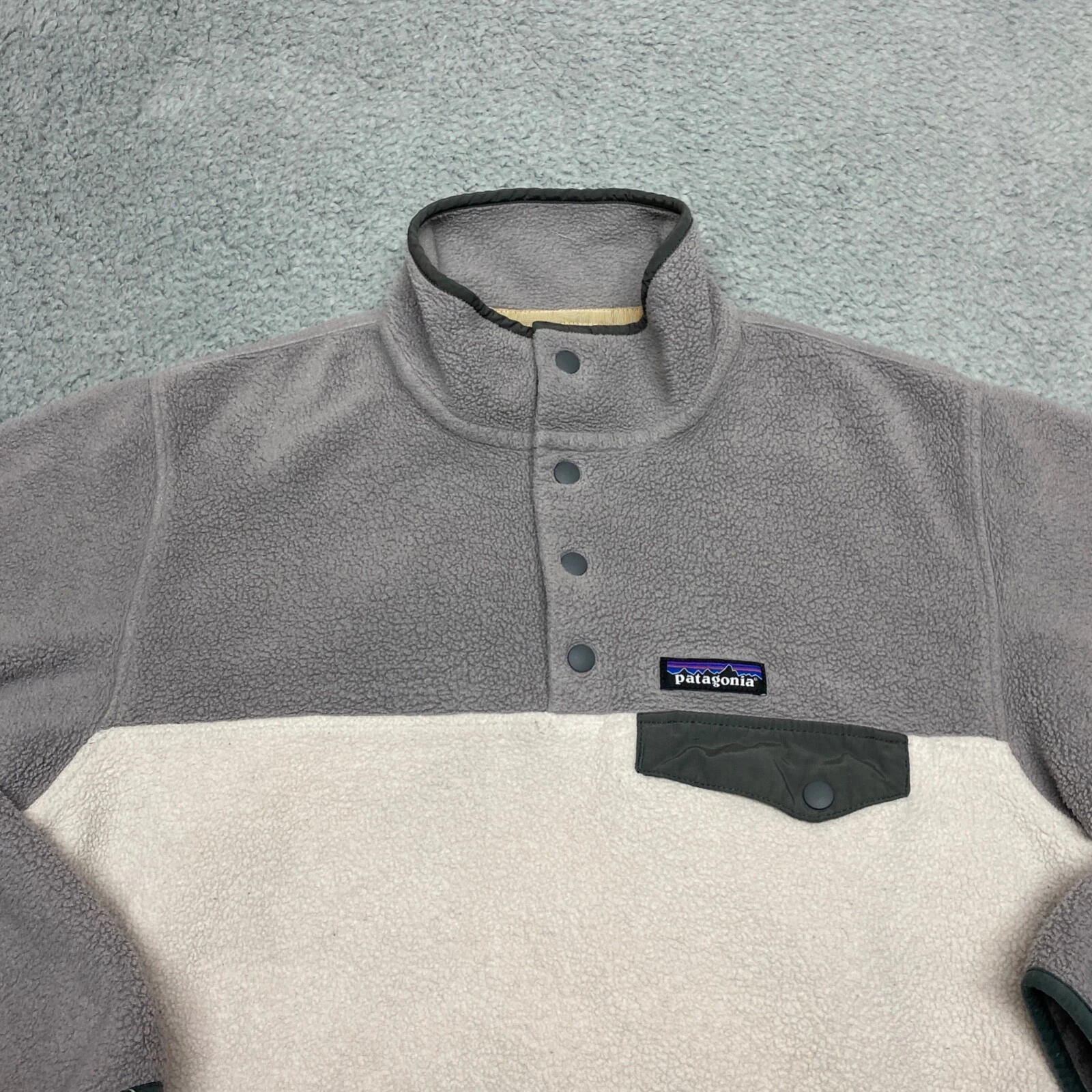 patagonia t snap pullover synchilla fleece jacket