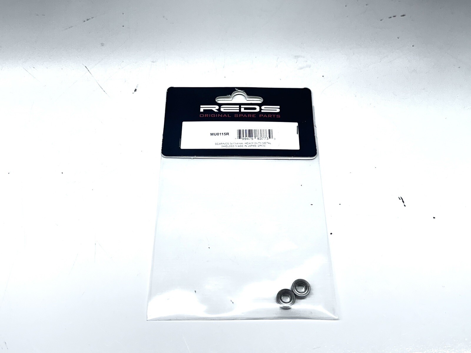 Reds Racing MU0115R Bearings 5x10x4 Heavy Duty Metal Shielded (2Pcs) #11353