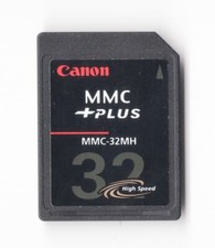 Canon 32MB MEGABYTE MMC MultiMediaCard Plus MMC-32MH Camera Memory Card