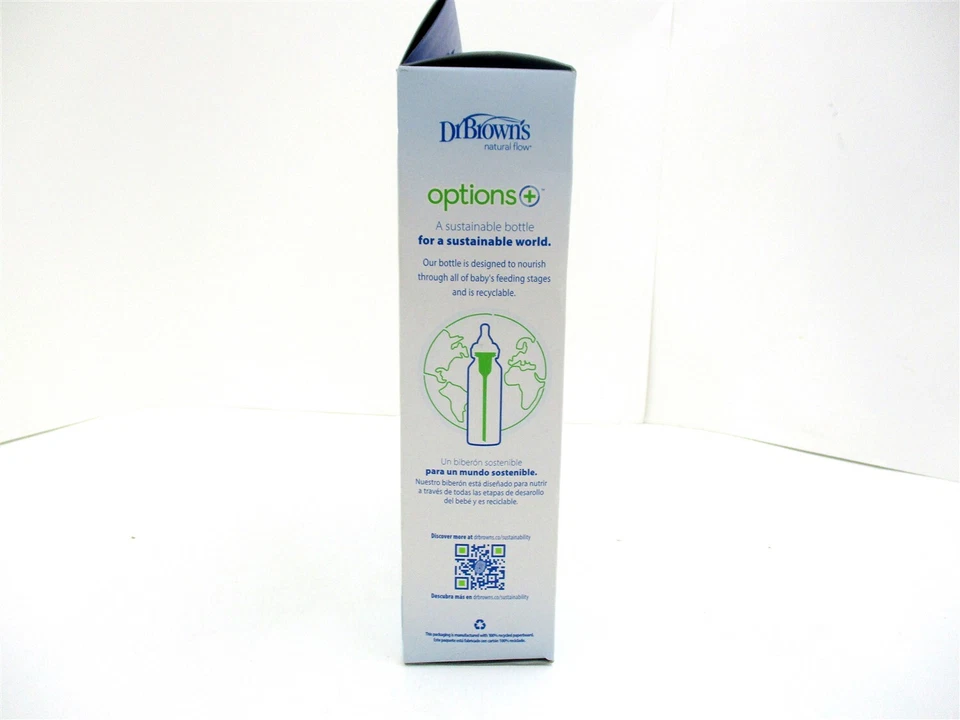Dr. Brown's Options + Biberón anticólicos - Rosa - 8 oz/3 paquete Foto 4 de 4