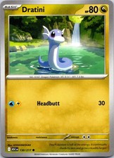 Dratini 150/217 Common Ascended Heroes Pokemon Near Mint