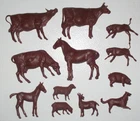 Marx 1970s Modern Farm Series III Farm Animals Complete Mold Set