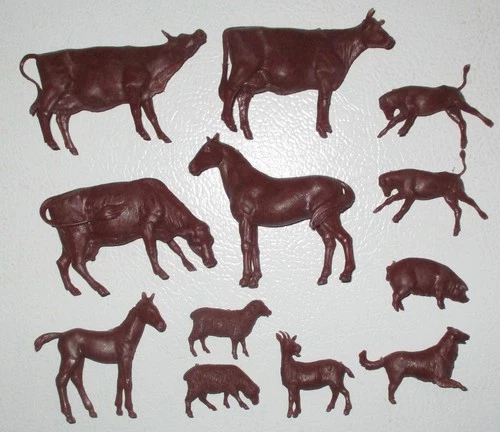 Marx 1970s Modern Farm Series III Farm Animals Complete Mold Set