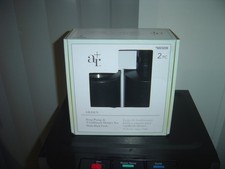 New Allen & Roth Soap Pump And toothbrush Holder Set BLack ARDEN