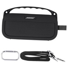 Soft Silicone Cover Case for Bose New SoundLink Flex Portable Black Cover