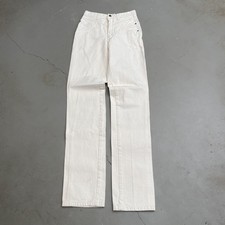 1990s Roper Made in USA Cream Corduroy Women's Pants