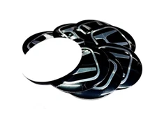 New Sticker Car 2.24 Inch Center  Wheel Hub Cap Emblem Logo Decal Resin 8 pcs