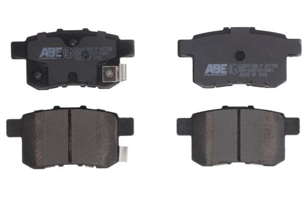 Abe BremsbeläGe Bremsbelagsatz Hinterachse FüR Honda Accord Viii Cu Cw ZF1-image