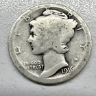 1916 MERCURY SILVER DIME ACTUAL COIN Get More Today & Save Shop Here Buy Here