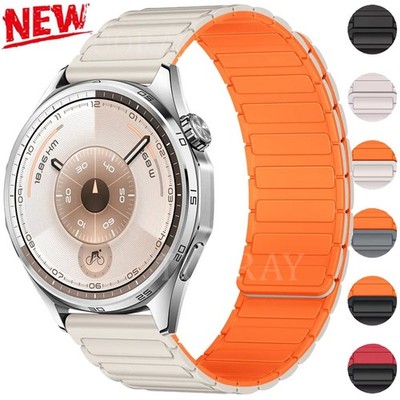 Magnet Silikon Armband Für Huawei Watch GT 6 Pro 46mm GT 5 4 3 2e Watch 5 4 46mm