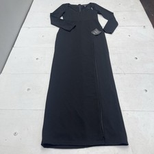 Lulus Black Glamorous Sweetheart Long Sleeve Maxi Dress Women's Size Medium