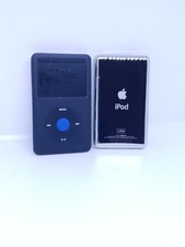 Ipod Classic 6-7 gen 120gb NEW Black faceplate Front Cover /clickwheel backplate