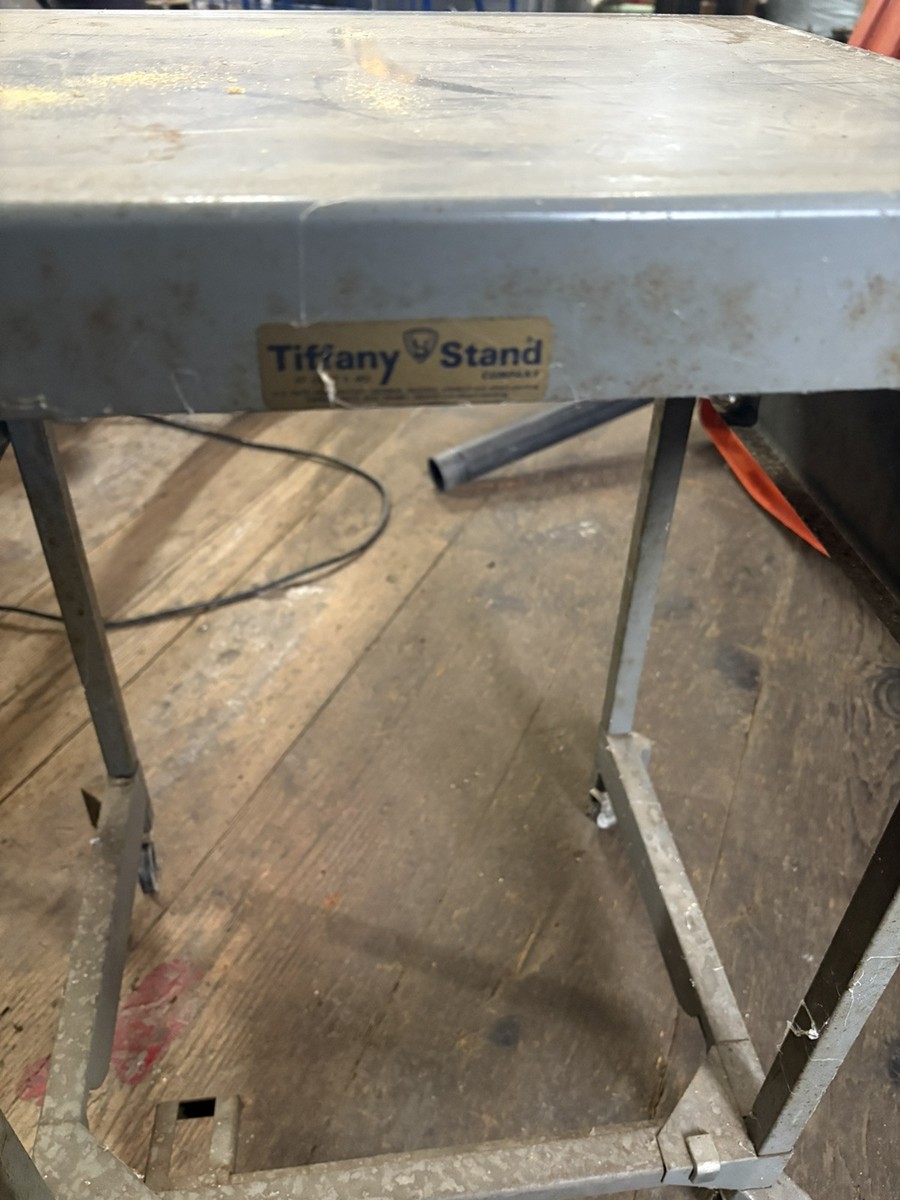 1940s Tiffany Stand Co. Drop Leaf Typewriter Desk, Table, Portable
