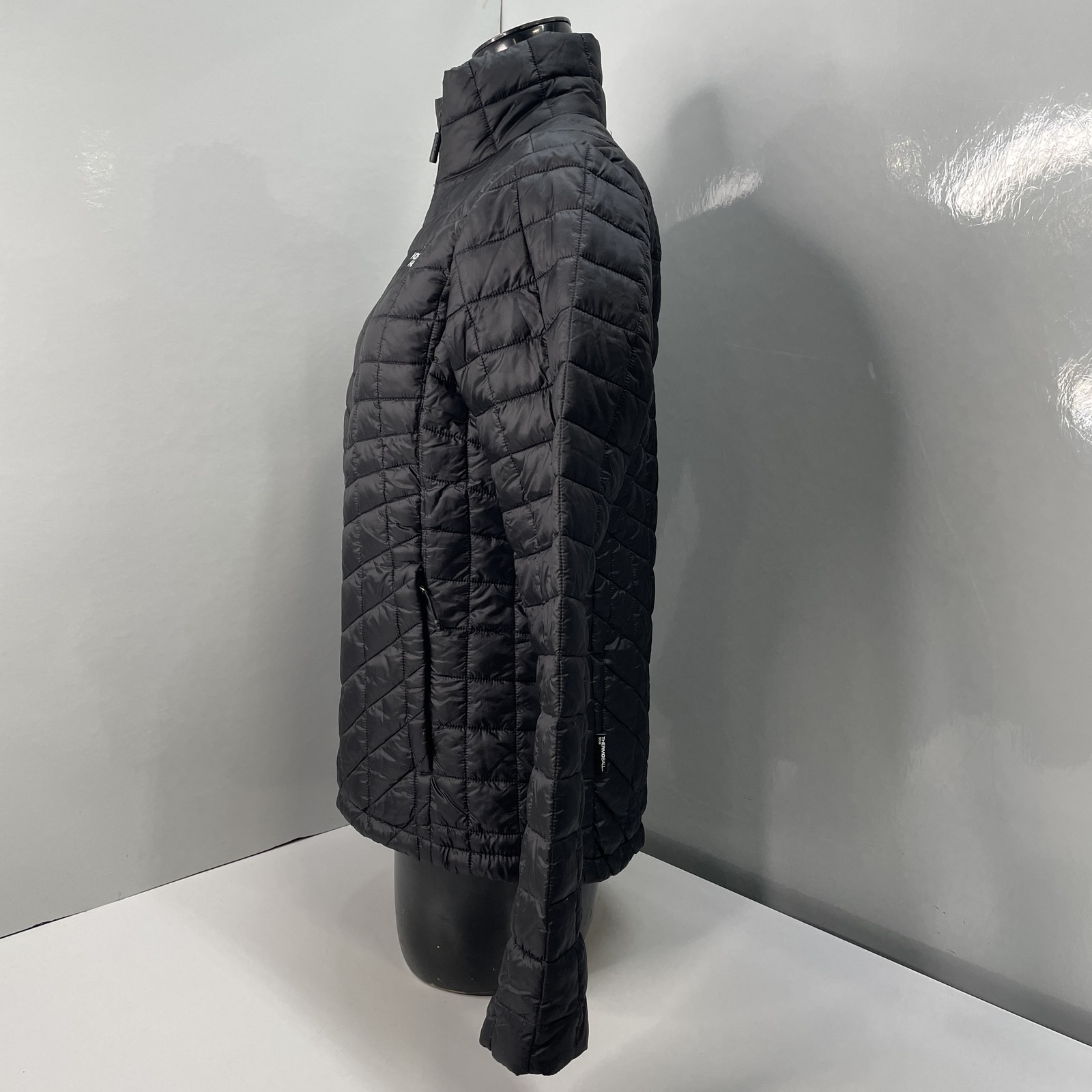 The North Face Womens Jacket Black Size S ThermoBall Eco Quilted *PREOWNED* thumbnail 3