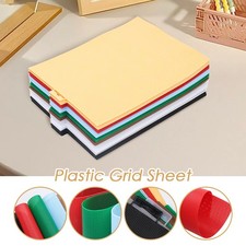 Plastic Grid Sheet Cross-stitch Fabric 14TC Embroidery Blank Mesh Fabric DIY.