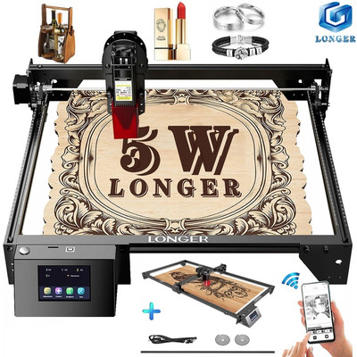 Neu Longer Ray5 5W Laser Engraver CNC Laser Cutter Laser Engrave + Extension Kit