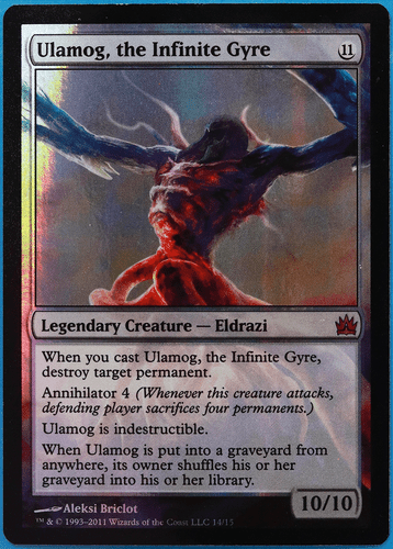 Ulamog, the Infinite Gyre FOIL From the Vault: Legends NM CARD (508066) ABUGames - Picture 1 of 2