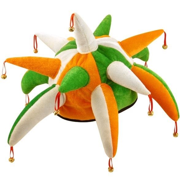 Ireland St Patricks Day Irish Jester Hat Football Rugby Supporters Fancy Dress