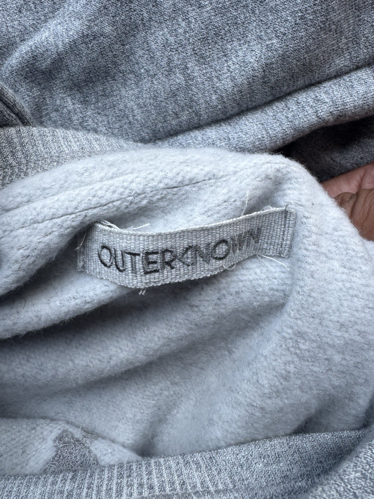 Outerknown Single V Front Drawstring Pullover Hoo… - image 3