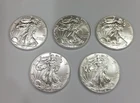 2016 1oz Silver American Eagle/Liberty Coin $1 US Mint  X 5  (5 Coins in Lot)