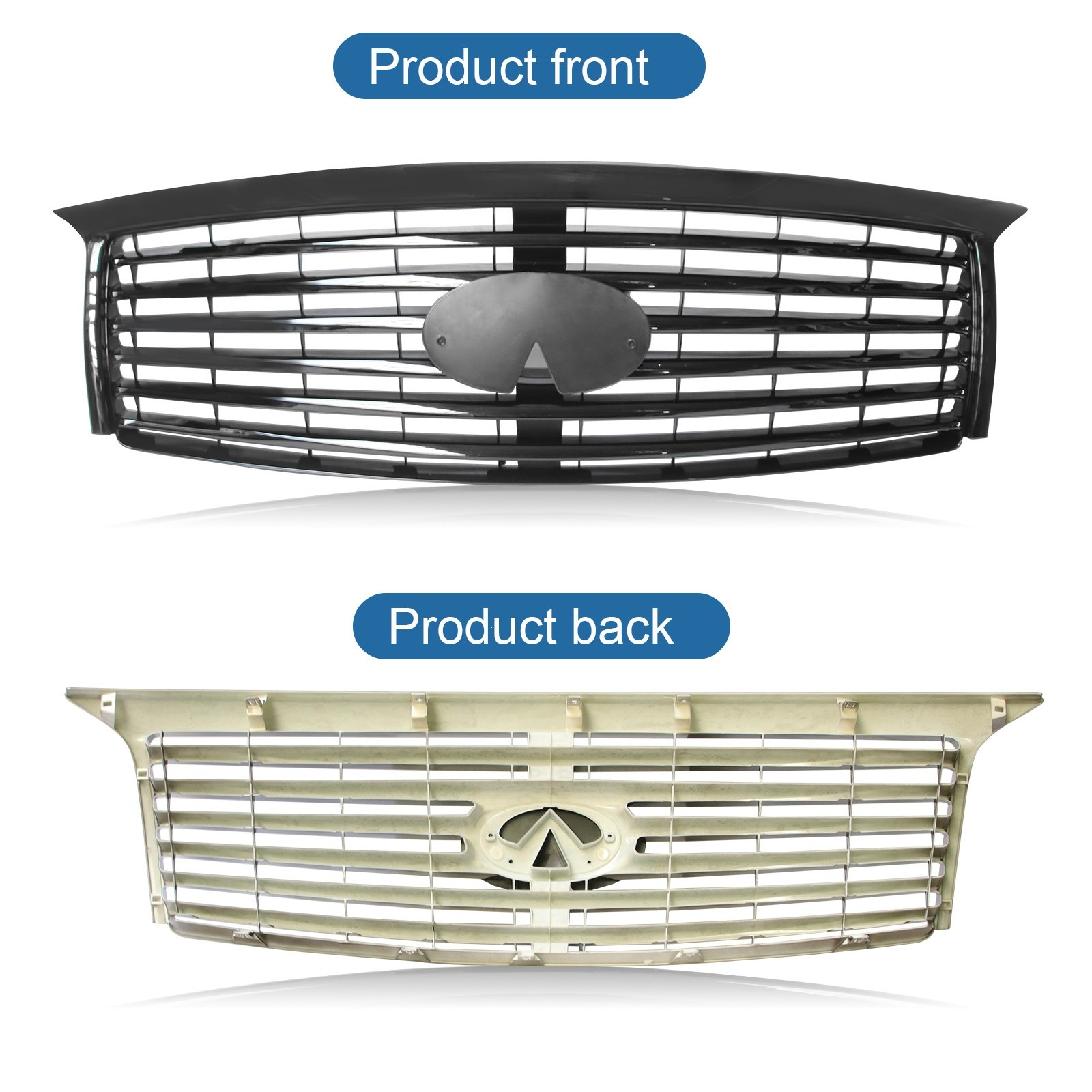 Front Upper Bumper Grille Grill Assembly For 2011-2013 infiniti QX56 623101LAOA