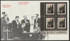 Canada #1909, Pierre Elliott Trudeau, LL PB, Official First Day Cover, FDC 2001